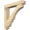 Ekena Millwork Balboa Arts and Crafts Rough Sawn Bracket w/ Offset Brace, Douglas Fir, 6"W x 32"D x 32"H BKT0604X32X32BOA03RDF - alternate 1